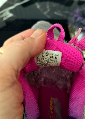 Kız Çocuk Gri Renkli Tie-Dye Spor Ayakkabı - Görsel 6