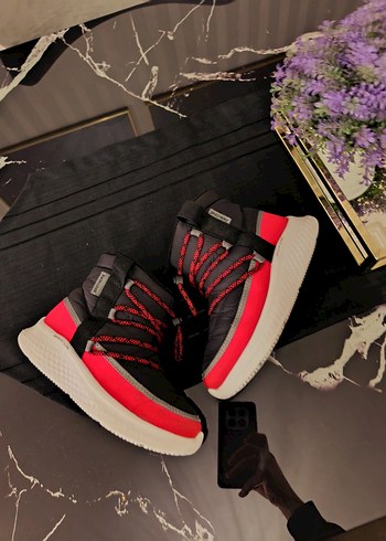 Kırmızı Erkek Çocuk Cırt Cırtlı Kauçuk Bot - Görsel 3