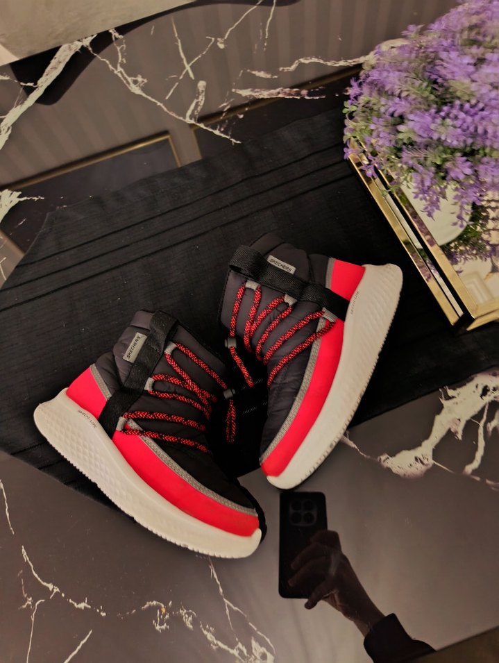 Kırmızı Erkek Çocuk Cırt Cırtlı Kauçuk Bot - Görsel 3