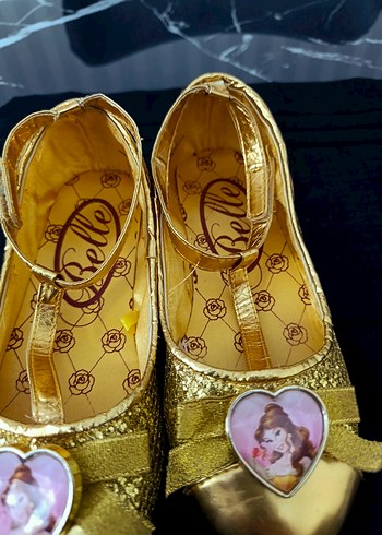 Kız Çocuk Altın Renkli Tokalı Babet - Görsel 3