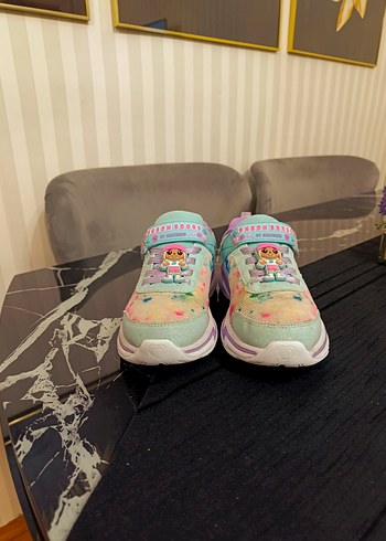 Kız Çocuk Renkli Bağcıksız Sneaker - Görsel 11