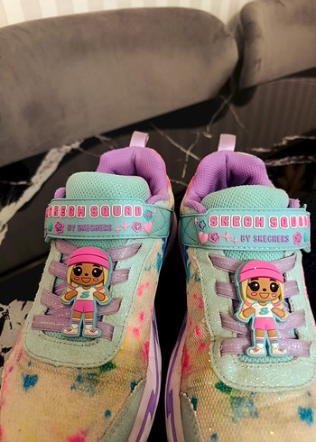 Kız Çocuk Renkli Bağcıksız Sneaker - Görsel 10