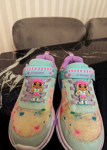 Kız Çocuk Renkli Bağcıksız Sneaker - Görsel 8