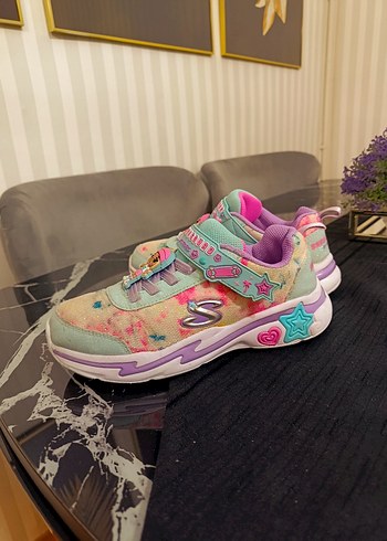 Kız Çocuk Renkli Bağcıksız Sneaker - Görsel 3