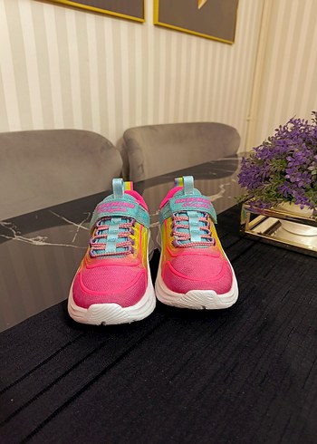 Kız Çocuk Renkli Bağcıksız Spor Ayakkabı - Görsel 8