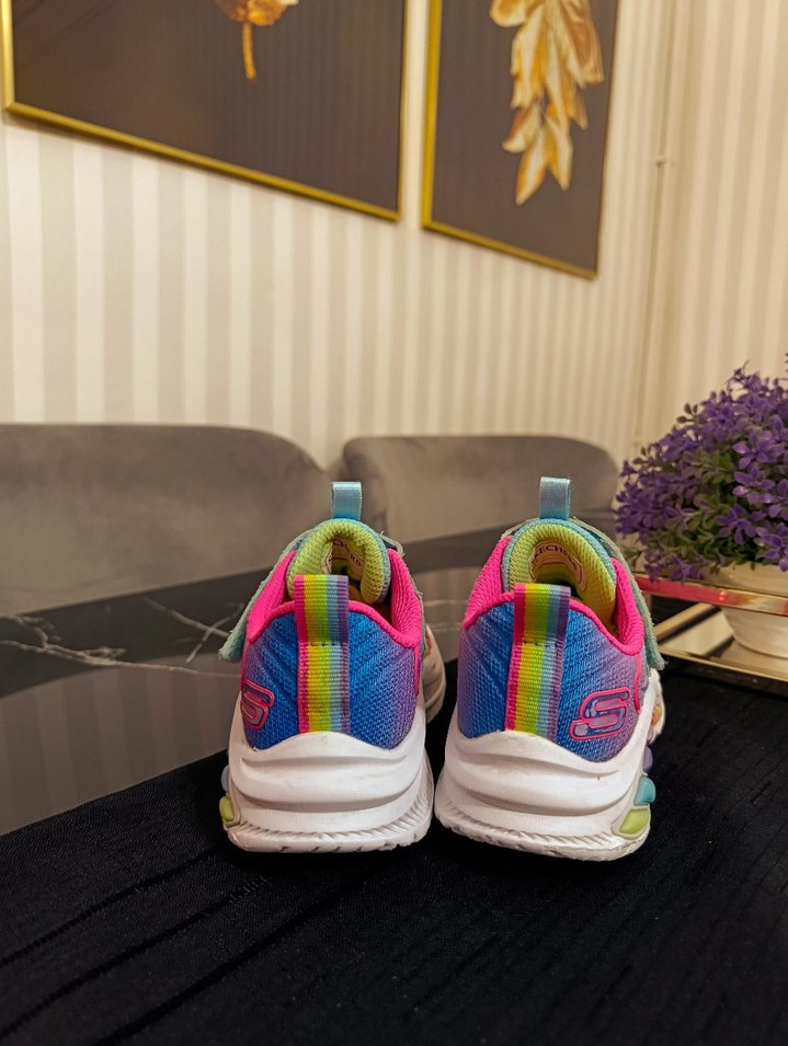 Kız Çocuk Renkli Bağcıksız Spor Ayakkabı - Görsel 2