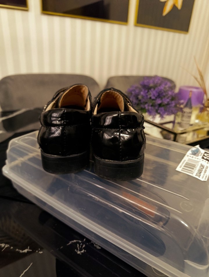 Klasik Siyah Tokalı Erkek çocuk Ayakkabı - Görsel 2