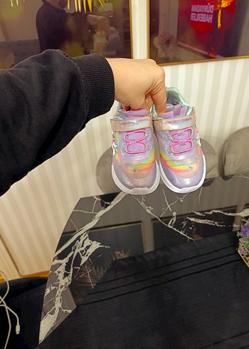 Kız Çocuk Renkli Bağcıksız Spor Ayakkabı - Görsel 8