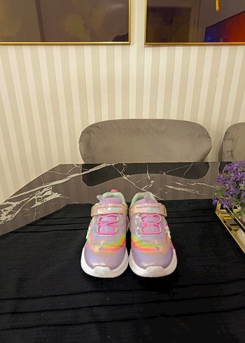 Kız Çocuk Renkli Bağcıksız Spor Ayakkabı - Görsel 5