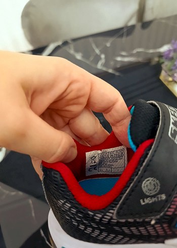 Renkli Erkek Çocuk Spor Ayakkabı Velcro - Görsel 7