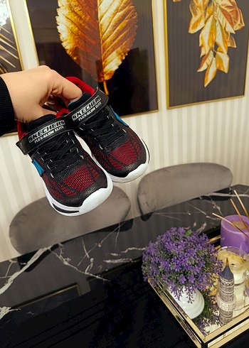 Renkli Erkek Çocuk Spor Ayakkabı Velcro - Görsel 4