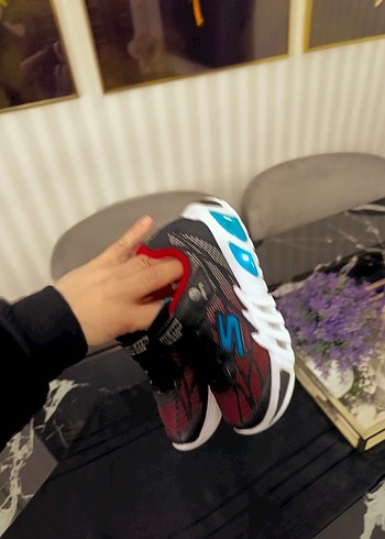 Renkli Erkek Çocuk Spor Ayakkabı Velcro - Görsel 3