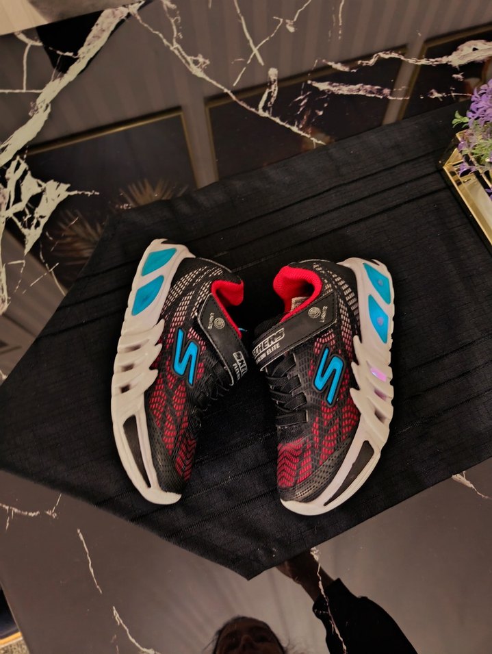 Renkli Erkek Çocuk Spor Ayakkabı Velcro - Görsel 5