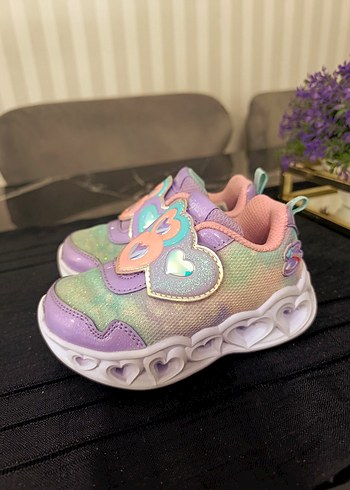 Kız Çocuk Renkli Bağcıksız Spor Ayakkabı - Görsel 3