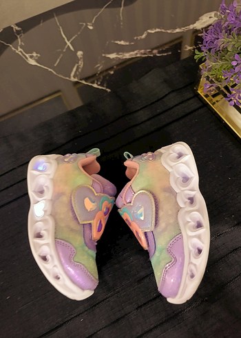 Kız Çocuk Renkli Bağcıksız Spor Ayakkabı - Görsel 9