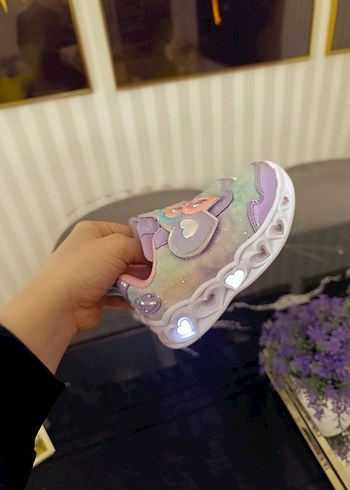 Kız Çocuk Renkli Bağcıksız Spor Ayakkabı - Görsel 7