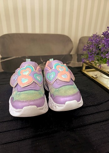 Kız Çocuk Renkli Bağcıksız Spor Ayakkabı - Görsel 4