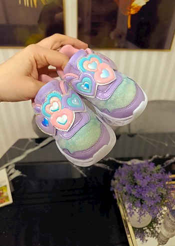 Kız Çocuk Renkli Bağcıksız Spor Ayakkabı - Görsel 6