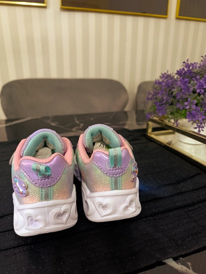 Kız Çocuk Renkli Bağcıksız Spor Ayakkabı - Görsel 2