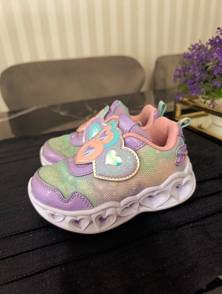 Kız Çocuk Renkli Bağcıksız Spor Ayakkabı - Görsel 3