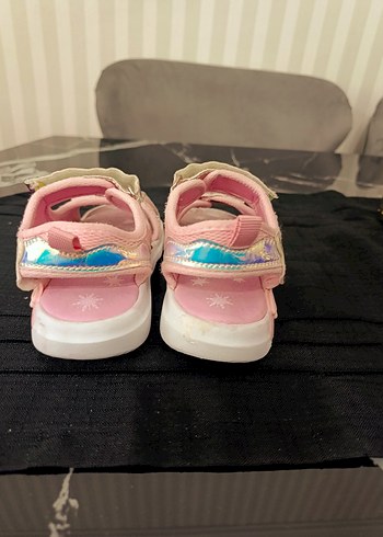 Kız Çocuk Pembe Cırtcırtlı Spor Sandalet - Görsel 2