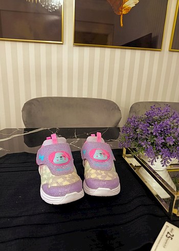 Kız Çocuk Renkli Bağcıksız Spor Ayakkabı - Görsel 2