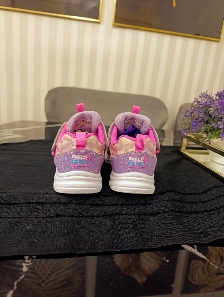 Kız Çocuk Renkli Bağcıksız Spor Ayakkabı - Görsel 5