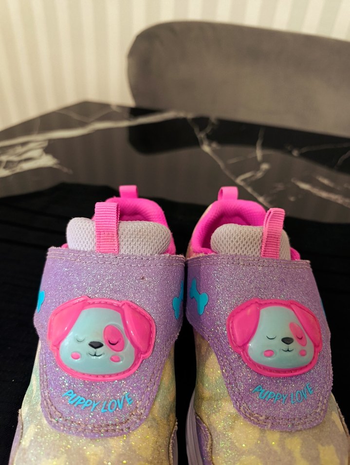 Kız Çocuk Renkli Bağcıksız Spor Ayakkabı - Görsel 3