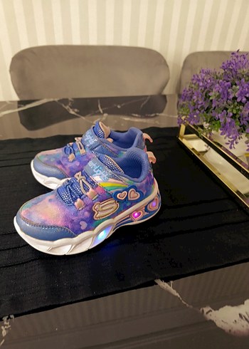 Renkli Bağcıklı Kız Çocuk Spor Ayakkabı - Görsel 7