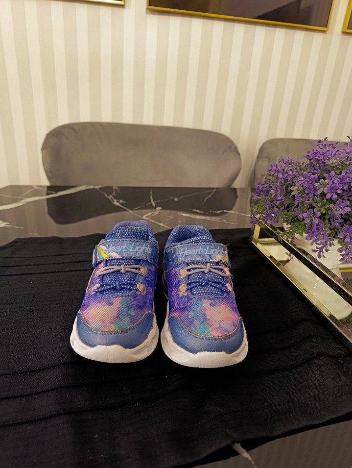 Renkli Bağcıklı Kız Çocuk Spor Ayakkabı - Görsel 5