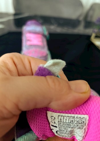 Kız Çocuk Renkli Bağcıksız Spor Ayakkabı - Görsel 5