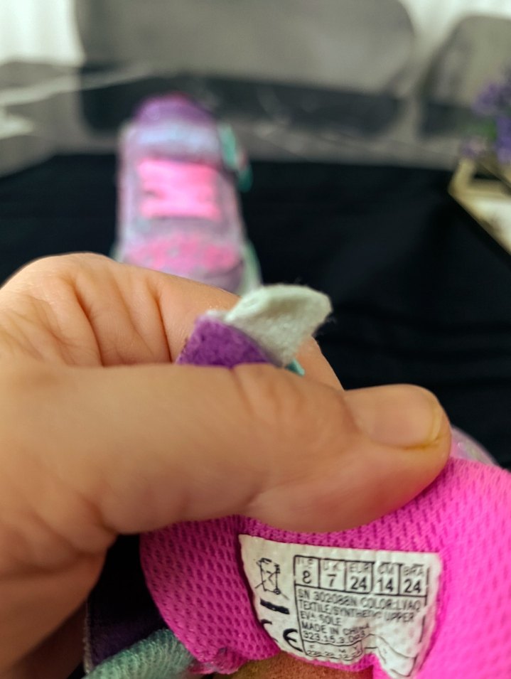 Kız Çocuk Renkli Bağcıksız Spor Ayakkabı - Görsel 5