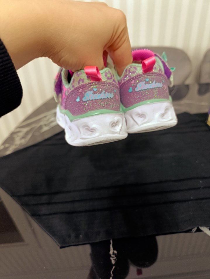 Kız Çocuk Renkli Bağcıksız Spor Ayakkabı - Görsel 4