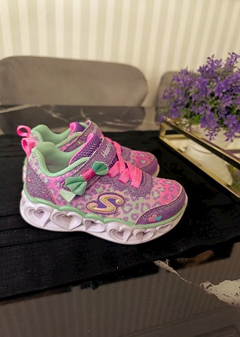 Renkli Kız Çocuk Spor Ayakkabısı - Görsel 8