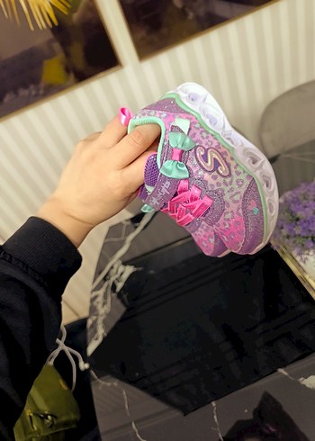 Renkli Kız Çocuk Spor Ayakkabısı - Görsel 2