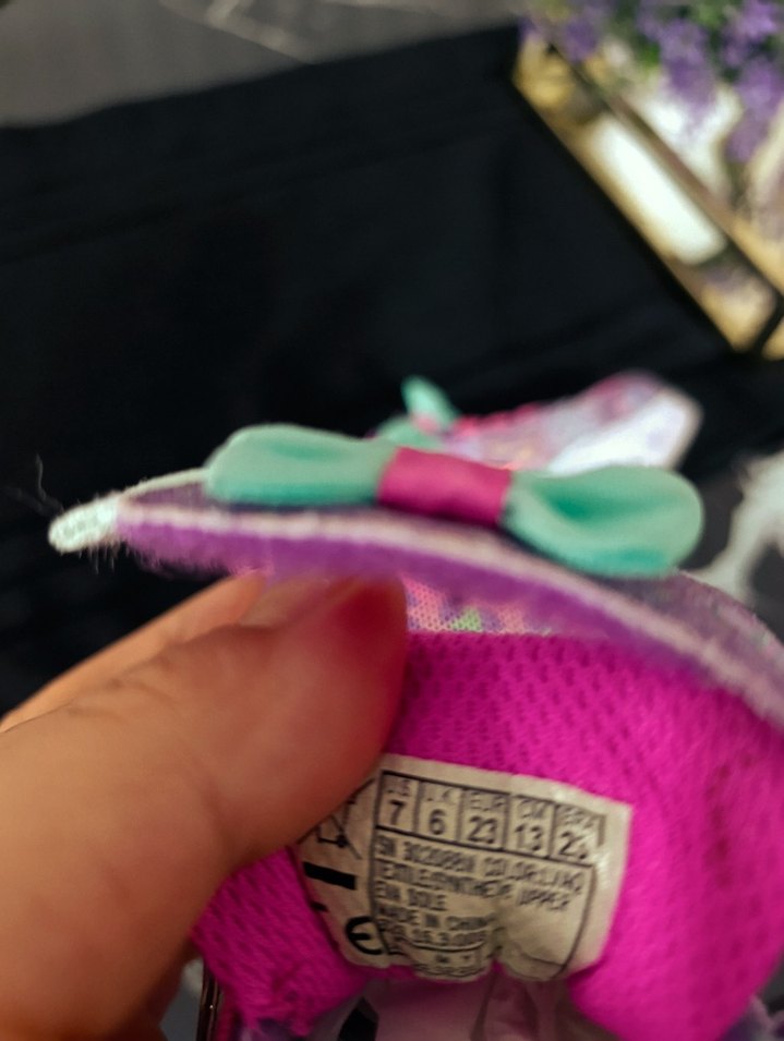 Renkli Kız Çocuk Spor Ayakkabısı - Görsel 5