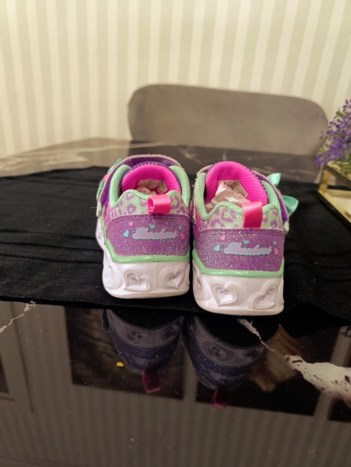 Renkli Kız Çocuk Spor Ayakkabısı - Görsel 3