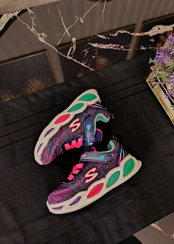 Kız Çocuk Renkli Işıklı Spor Ayakkabı - Görsel 2