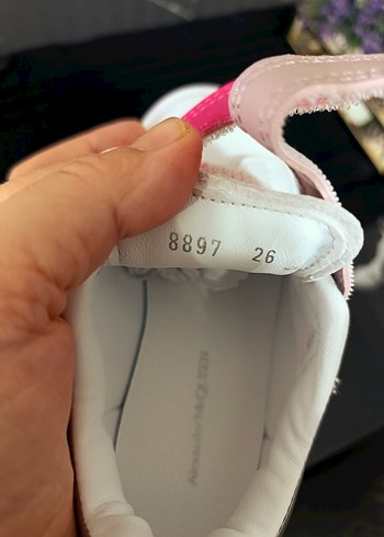 Kız Çocuk Beyaz Spor Ayakkabı Velcro - Görsel 4