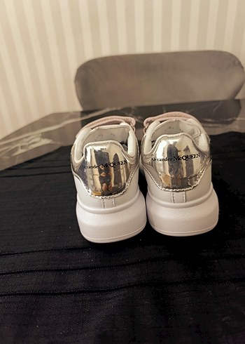 Kız Çocuk Beyaz Spor Ayakkabı Velcro - Görsel 2