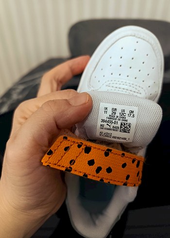 Beyaz Erkek Çocuk Spor Ayakkabı Velcro Bantlı - Görsel 6