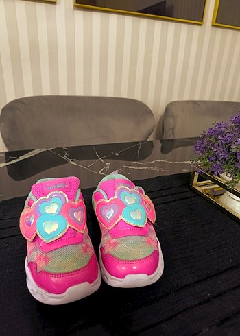 Kız Çocuk Renkli Bağcıksız Spor Ayakkabı - Görsel 4