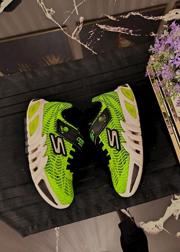 Yeşil Yılan Desenli Erkek Çocuk Spor Ayakkabı - Görsel 7