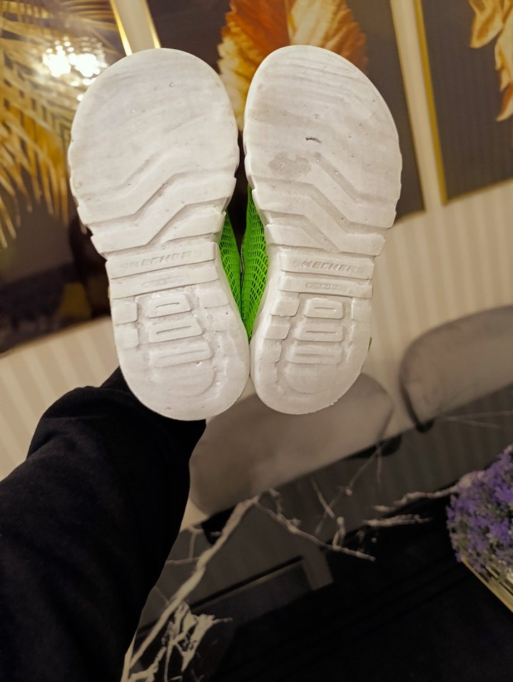 Yeşil Yılan Desenli Erkek Çocuk Spor Ayakkabı - Görsel 4