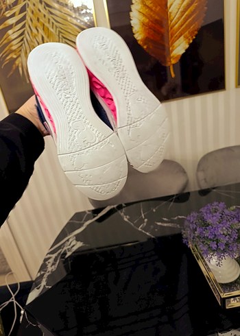 Kız Çocuk Renkli Spor Ayakkabı Velcro - Görsel 9