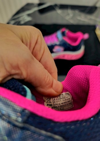 Kız Çocuk Renkli Spor Ayakkabı Velcro - Görsel 8