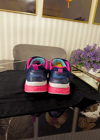 Kız Çocuk Renkli Spor Ayakkabı Velcro - Görsel 2