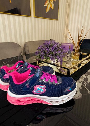 Kız Çocuk Renkli Spor Ayakkabı Velcro - Görsel 4