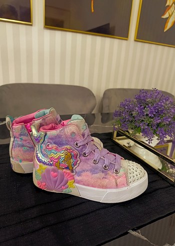 Kız Çocuk Tie-Dye Desenli Sneakers - Görsel 5