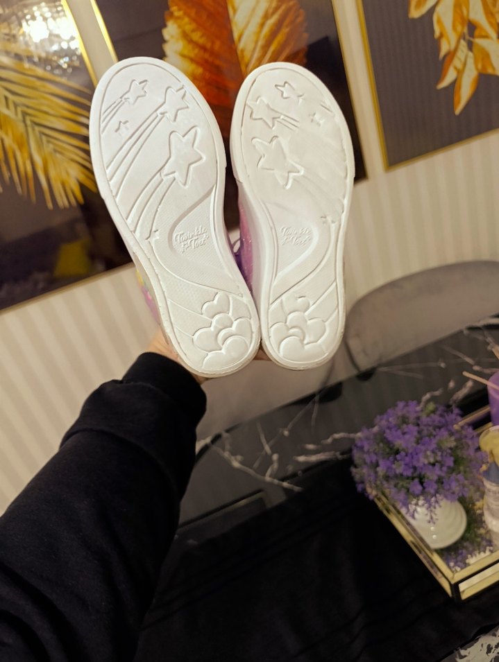 Kız Çocuk Tie-Dye Desenli Sneakers - Görsel 3